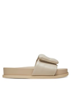 Klapki Armani Exchange XDP061 XV926 01819 Écru ze sklepu eobuwie.pl w kategorii Klapki damskie - zdjęcie 180396740