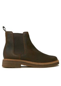 Sztyblety Clarks Clarkdale Easy 261735327 Brązowy ze sklepu eobuwie.pl w kategorii Buty zimowe męskie - zdjęcie 180396812