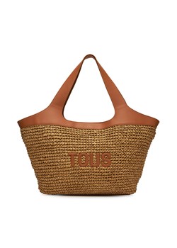 Torebka TOUS Lirio Rafia 2002205243 Brązowy ze sklepu eobuwie.pl w kategorii Torby Shopper bag - zdjęcie 180396813
