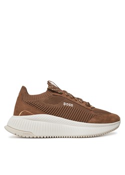 Sneakersy BOSS Ttnmevo Slon Lowkn 50536413 Écru ze sklepu eobuwie.pl w kategorii Buty sportowe damskie - zdjęcie 180397041