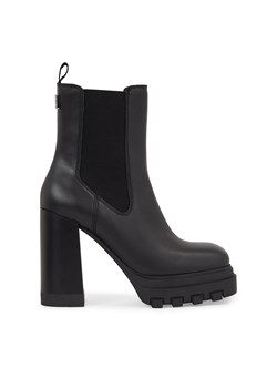 Botki Tommy Jeans Tjw High Heel Chelsea EN0EN02306 Czarny ze sklepu eobuwie.pl w kategorii Botki - zdjęcie 180397072