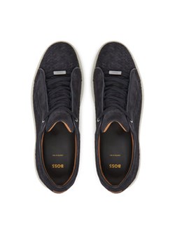 BOSS Sneakersy Gary Tenn Sdbuwv 50538983 Granatowy ze sklepu MODIVO w kategorii Buty sportowe męskie - zdjęcie 180397714