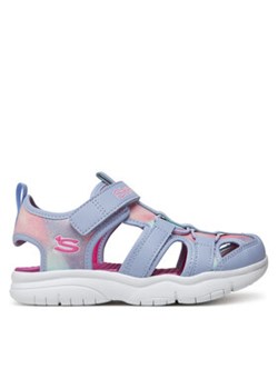 Skechers Sandały Flex Splash-Daylight Shimmer 303276L/LVHP Fioletowy ze sklepu MODIVO w kategorii Sandały dziecięce - zdjęcie 180398152