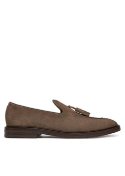 BOSS Mokasyny Cassian Loaf Sdts 50539275 Beżowy ze sklepu MODIVO w kategorii Mokasyny męskie - zdjęcie 180400051