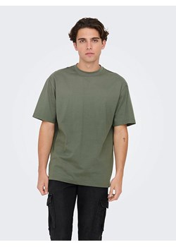 ONLY &amp; SONS Koszulka w kolorze khaki ze sklepu Limango Polska w kategorii T-shirty męskie - zdjęcie 180400412
