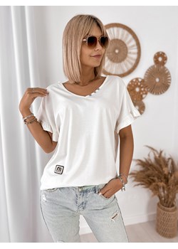 bluzka kella ecru one size ze sklepu UBRA w kategorii Bluzki damskie - zdjęcie 180400922