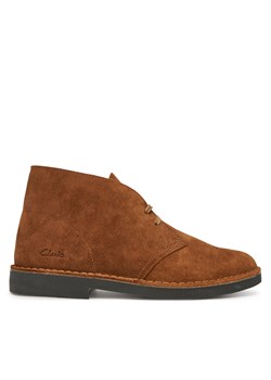 Trzewiki Clarks Desert Bt Evo 26181145 Brązowy ze sklepu eobuwie.pl w kategorii Buty zimowe męskie - zdjęcie 180401063