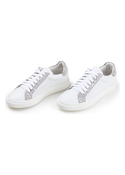 Anna Morellini Skórzane sneakersy &quot;Raffana&quot; w kolorze białym ze sklepu Limango Polska w kategorii Trampki damskie - zdjęcie 180401302