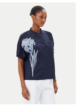 ARTIGLI Bluzka ACBL002227 Granatowy Regular Fit ze sklepu MODIVO w kategorii Bluzki damskie - zdjęcie 180401811
