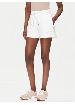 EA7 Emporio Armani Szorty sportowe 7W000269 AF12482 U0005 Biały Regular Fit ze sklepu MODIVO w kategorii Szorty - zdjęcie 180402040