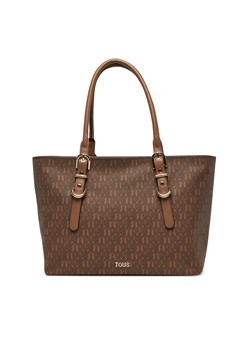 Torebka TOUS Buckles Silhouette 2002201943 Brązowy ze sklepu eobuwie.pl w kategorii Torby Shopper bag - zdjęcie 180402940