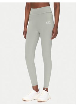 EA7 Emporio Armani Legginsy 7W000232 AF12625 U8058 Szary Slim Fit ze sklepu MODIVO w kategorii Spodnie damskie - zdjęcie 180403361