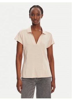 Liu Jo Sport T-Shirt TA5183 J4883 Beżowy Regular Fit ze sklepu MODIVO w kategorii Bluzki damskie - zdjęcie 180403381