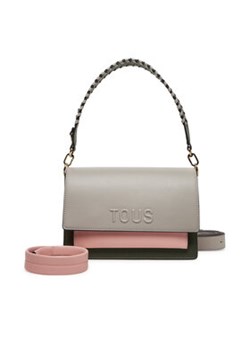 TOUS Torebka Audree Saffiano 2002202647 Szary ze sklepu MODIVO w kategorii Torebki damskie - zdjęcie 180404374