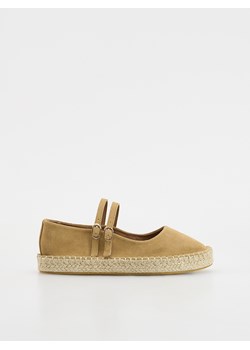 Reserved - Zamszowe espadryle - beżowy ze sklepu Reserved w kategorii Espadryle damskie - zdjęcie 180405213