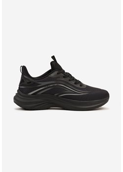 Czarne Buty Sportowe Sneakersy na Piankowej Podeszwie Linasela ze sklepu born2be.pl w kategorii Buty sportowe męskie - zdjęcie 180406204
