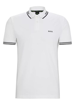 Hugo Boss Koszulka polo w kolorze białym ze sklepu Limango Polska w kategorii T-shirty męskie - zdjęcie 180406604