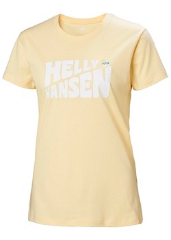 Helly Hansen Koszulka funkcyjna &quot;F2F Cotton Tee 2.0&quot; w kolorze żółtym ze sklepu Limango Polska w kategorii Bluzki damskie - zdjęcie 180407944