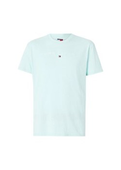 Tommy Jeans T-Shirt Linear Logo DM0DM20744 Zielony Regular Fit ze sklepu MODIVO w kategorii T-shirty męskie - zdjęcie 180410062