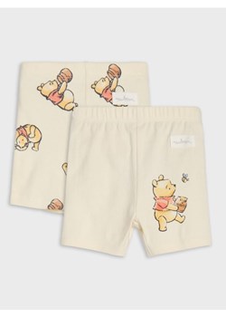 Sinsay - Krótkie legginsy 2 pack Winnie The Pooh - kremowy - id: 036DG-01X - marki Sinsay - 180413604 Sinsay - Krótkie legginsy 2 pack Winnie The Pooh - kremowy ze sklepu Sinsay w kategorii Spodenki dziewczęce - zdjęcie 180413604