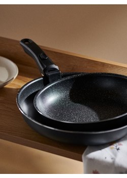 Sinsay - Patelnie z odczepianą rączka 2 pack - czarny ze sklepu Sinsay w kategorii Naczynia - zdjęcie 180413671