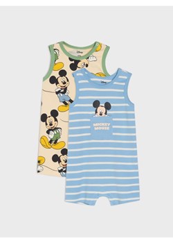 Sinsay - Rampersy 2 pack Mickey Mouse - mid blue ze sklepu Sinsay w kategorii Odzież dla niemowląt - zdjęcie 180413874