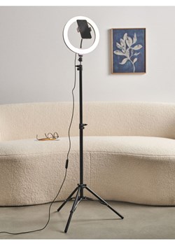 Sinsay - Lampa pierścieniowa - czarny ze sklepu Sinsay w kategorii Kolczyki - zdjęcie 180413924