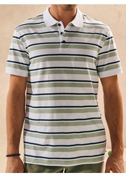 Sinsay - Koszulka polo w paski - biały ze sklepu Sinsay w kategorii T-shirty męskie - zdjęcie 180413941