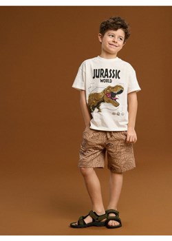 Sinsay - Komplet dzianinowy Jurassic World - kremowy ze sklepu Sinsay w kategorii Czapki dziecięce - zdjęcie 180413981