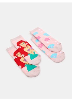 Sinsay - Krótkie skarpetki 2 pack Disney Princess - wielobarwny ze sklepu Sinsay w kategorii Skarpetki dziecięce - zdjęcie 180413982