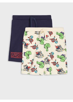 Sinsay - Szorty 2 pack Marvel - wielobarwny ze sklepu Sinsay w kategorii Spodenki chłopięce - zdjęcie 180413991