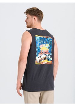 Sinsay - Tank top z nadrukiem na plecach - szary ze sklepu Sinsay w kategorii T-shirty męskie - zdjęcie 180414004