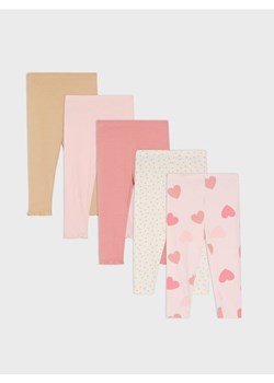 Sinsay - Legginsy 5 pack - kremowy ze sklepu Sinsay w kategorii Odzież dla niemowląt - zdjęcie 180414070