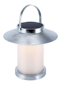 Nordlux Lampa solarna LED &quot;Temple&quot; w kolorze srebrnym - wys. 43 x Ø 31,3 cm ze sklepu Limango Polska w kategorii Oświetlenie ogrodowe - zdjęcie 180416154
