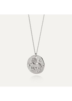 Srebrny naszyjnik znak zodiaku - koziorożec w pokryciu platyną ze sklepu GIORRE w kategorii Naszyjniki - zdjęcie 180417393