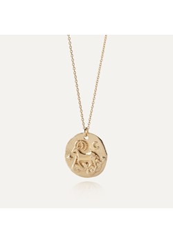 Srebrny naszyjnik znak zodiaku - koziorożec w złotym pokryciu ze sklepu GIORRE w kategorii Naszyjniki - zdjęcie 180417394
