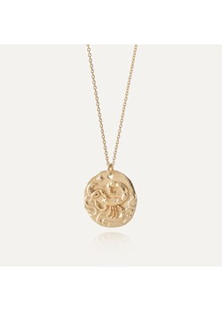 Srebrny naszyjnik znak zodiaku - skorpion w złotym pokryciu ze sklepu GIORRE w kategorii Naszyjniki - zdjęcie 180417403