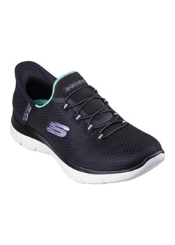 Buty Skechers Slip-ins Summits - Diamond Dream 150123-BKTQ czarne ze sklepu ButyModne.pl w kategorii Buty sportowe damskie - zdjęcie 180418143