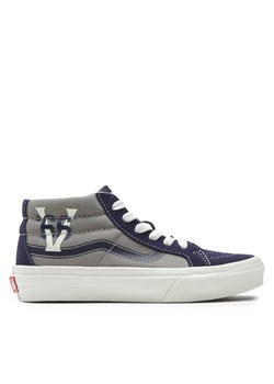 Tenisówki Vans Sk8-Mid VN0007PPNVY1 Granatowy ze sklepu eobuwie.pl w kategorii Trampki dziecięce - zdjęcie 180419314