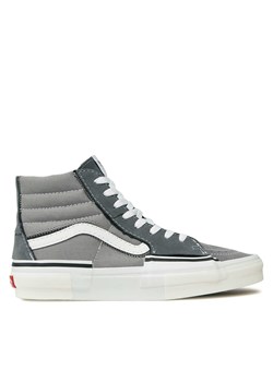 Tenisówki Vans Sk8-Hi Reconstruct VN0005UKGRY1 Szary ze sklepu eobuwie.pl w kategorii Trampki męskie - zdjęcie 180419322