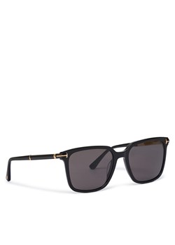 Okulary przeciwsłoneczne Tom Ford Jochem FT1183 01A Czarny ze sklepu eobuwie.pl w kategorii Okulary przeciwsłoneczne męskie - zdjęcie 180419532