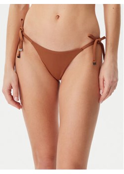 Calvin Klein Swimwear Dół od bikini KW0KW02704 Brązowy ze sklepu MODIVO w kategorii Stroje kąpielowe - zdjęcie 180422510
