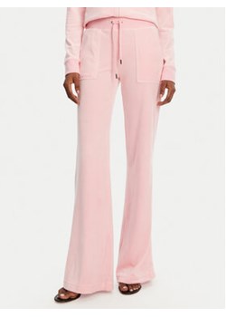 Juicy Couture Spodnie dresowe Layla JCSEBJ001 Różowy Flared Leg ze sklepu MODIVO w kategorii Spodnie damskie - zdjęcie 180422533