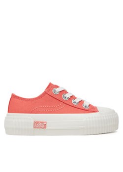 Lee Trampki ISLA C LOW JR 50251058.73G Koralowy ze sklepu MODIVO w kategorii Trampki dziecięce - zdjęcie 180422820