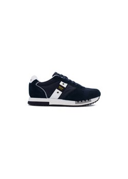Blauer Sneakersy S5QUEENS01/MES-NVY/WHI Granatowy ze sklepu MODIVO w kategorii Buty sportowe męskie - zdjęcie 180423762