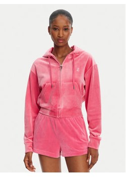 Juicy Couture Bluza Iccle JCWAS125308 Różowy Loose Fit ze sklepu MODIVO w kategorii Bluzy damskie - zdjęcie 180423872