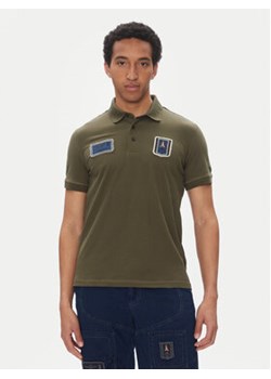 Aeronautica Militare Polo 251PO1851P344 Khaki Regular Fit ze sklepu MODIVO w kategorii T-shirty męskie - zdjęcie 180423912