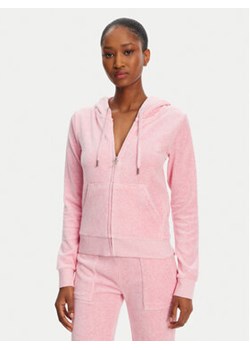 Juicy Couture Bluza Robertson JCAP176 Różowy Slim Fit ze sklepu MODIVO w kategorii Bluzy damskie - zdjęcie 180424131