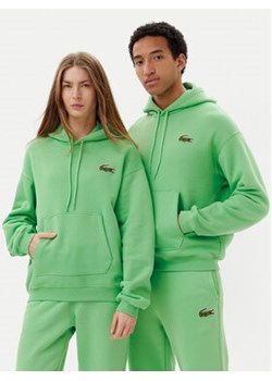 Lacoste Bluza SH2754 Zielony Relaxed Fit ze sklepu MODIVO w kategorii Bluzy męskie - zdjęcie 180424930