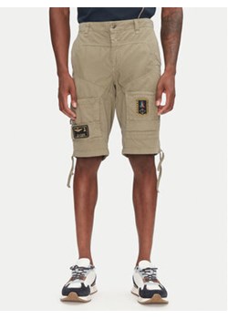 Aeronautica Militare Szorty materiałowe 251BE041CT1122 Khaki Regular Fit ze sklepu MODIVO w kategorii Spodenki męskie - zdjęcie 180425332
